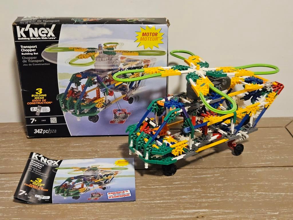 K'nex Transport Helikopter, Kinderen en Baby's, Ophalen of Verzenden, Gebruikt, Bouwen