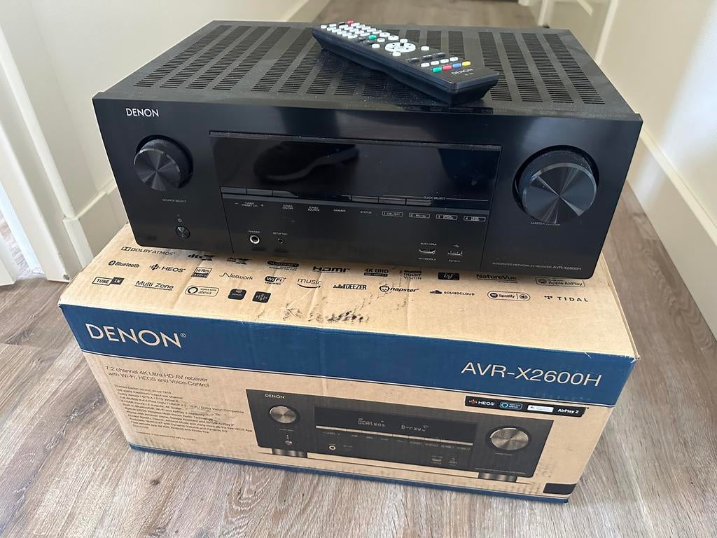 Denon AVR-X2600H receiver met Audyssey en doos, Overige systemen, Denon, Ophalen of Verzenden, Zo goed als nieuw