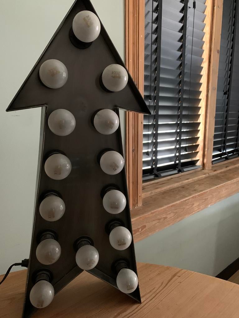Sissy Boy lamp pijl, Huis en Inrichting, Ophalen of Verzenden, Zo goed als nieuw, Metaal, 50 tot 75 cm