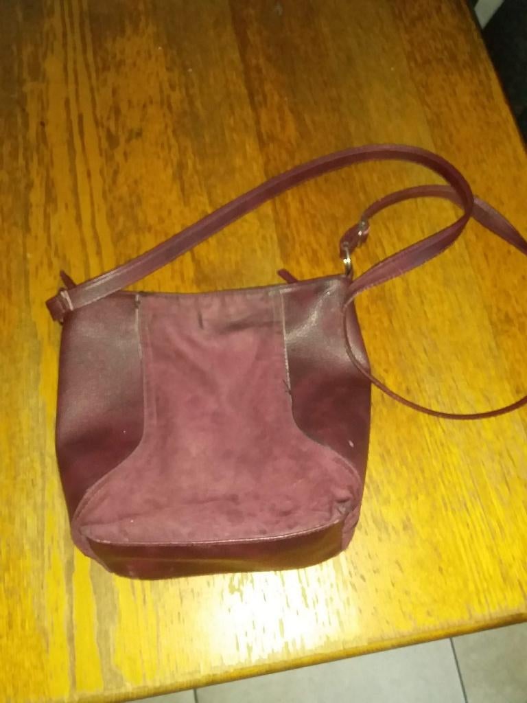 schoudertas, Ophalen of Verzenden, Gebruikt, Paars