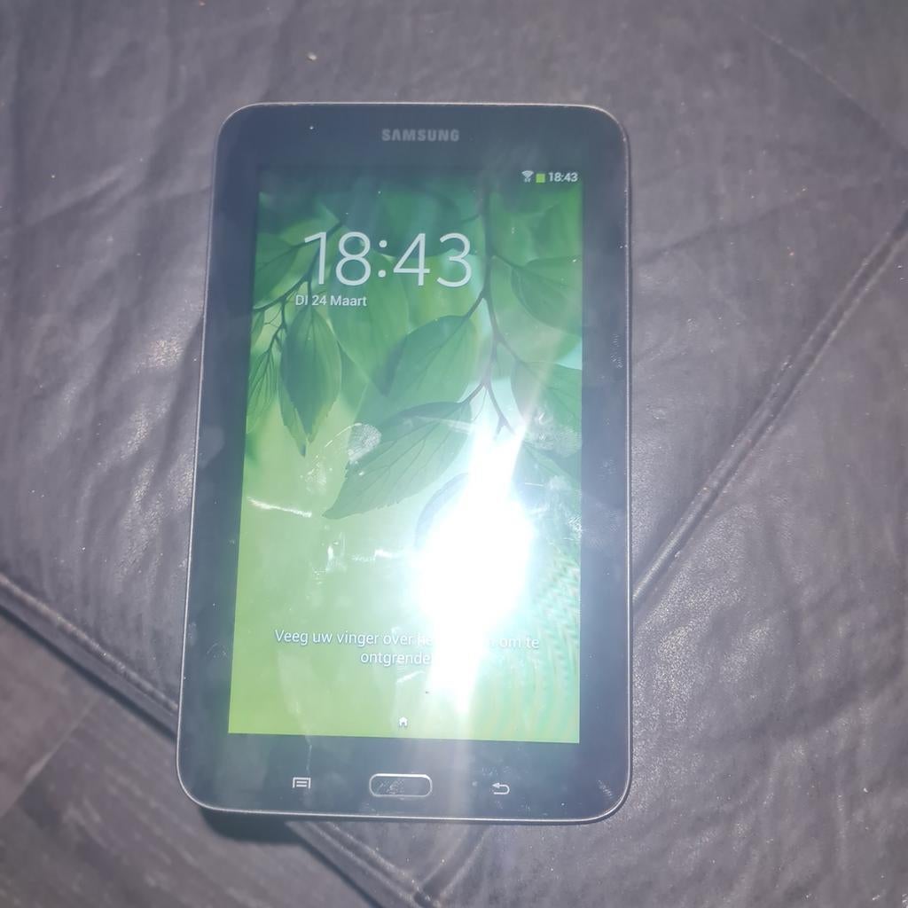 Samsung tablet 7 inch 16 GB, Computers en Software, Android Tablets, Ophalen of Verzenden, Zo goed als nieuw, 10 inch, 16 GB