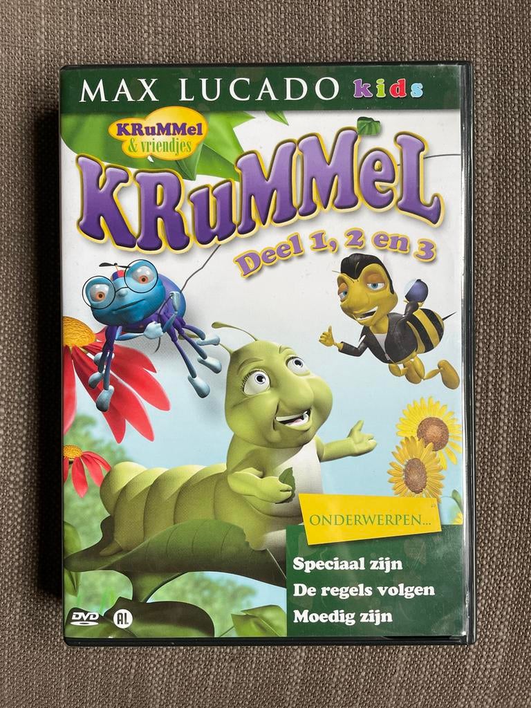 Max Lucado Kids: Krummel & vriendjes Deel 1, 2 en 3 DVD, Alle leeftijden, Ophalen of Verzenden, Zo goed als nieuw, Boxset