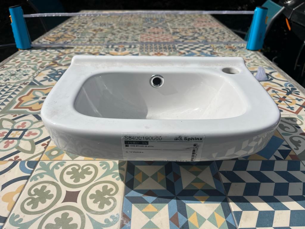 Wastafel Sphinx wit, Doe-het-zelf en Verbouw, Sanitair, Ophalen, Gebruikt, Wastafel