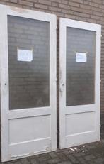 2 buitendeuren met draadglas, Gebruikt, 80 tot 100 cm, Ophalen of Verzenden, Buitendeur