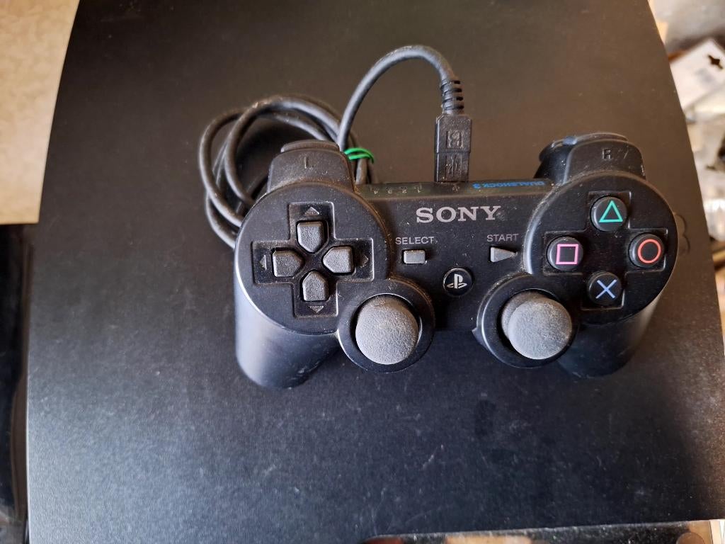 Goede staat een refurbished zwart PlayStation 3 Slim, 2 spelers, Ophalen, Zo goed als nieuw, Vanaf 3 jaar