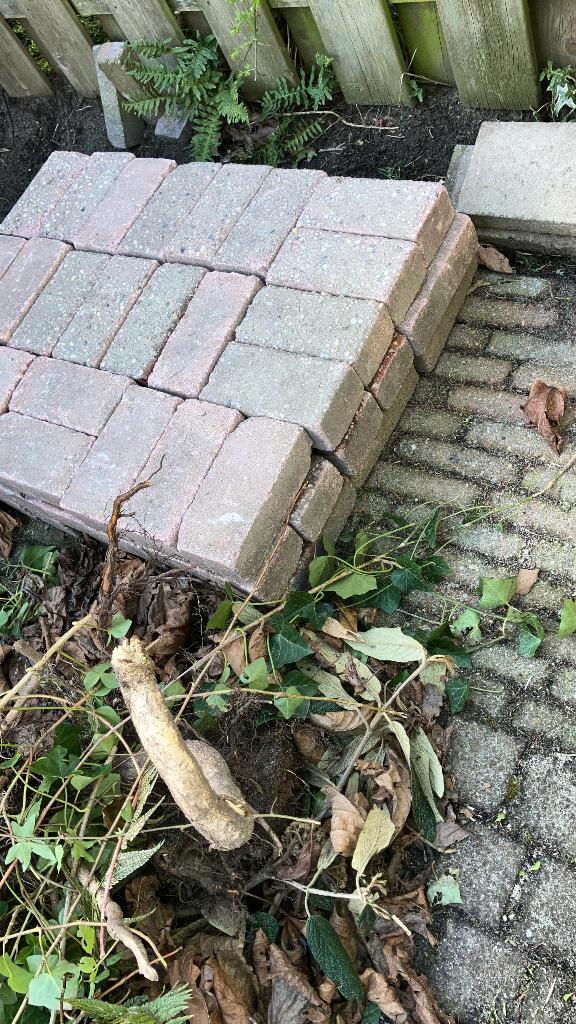 Gratis af te halen: kleine partij klinkers, Tuin en Terras, Tegels en Klinkers, Gebruikt, Klinkers, Beton, Minder dan 5 m², Ophalen