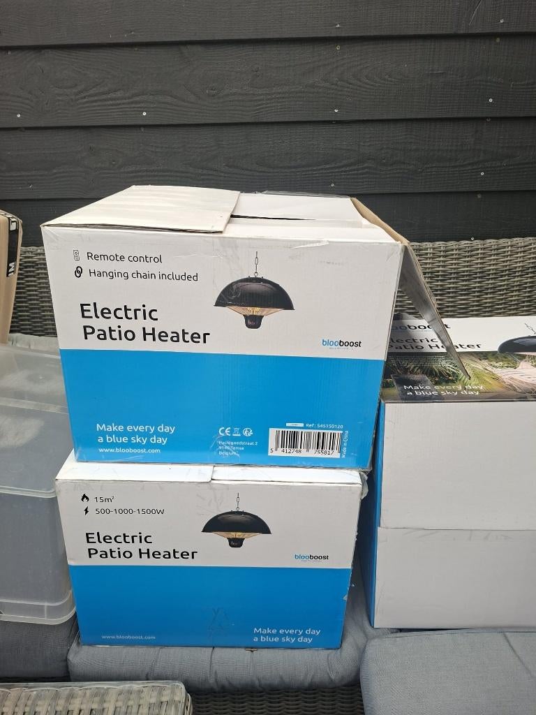 Heater met afstandbediening 1500W, Plafond, Draaibaar, Nieuw, Ophalen