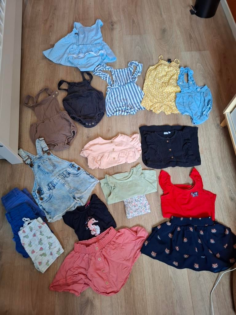Kledingpakket meisjes merkkleding maat 74 t/m 98, Ophalen, Zo goed als nieuw
