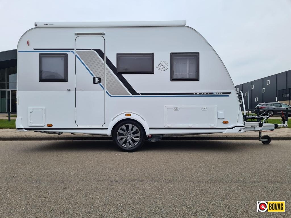 Knaus Sport E-Power Selection 400 QD Mover, Caravans en Kamperen, Schokbreker, Bedrijf, Treinzit, Tot en met 3