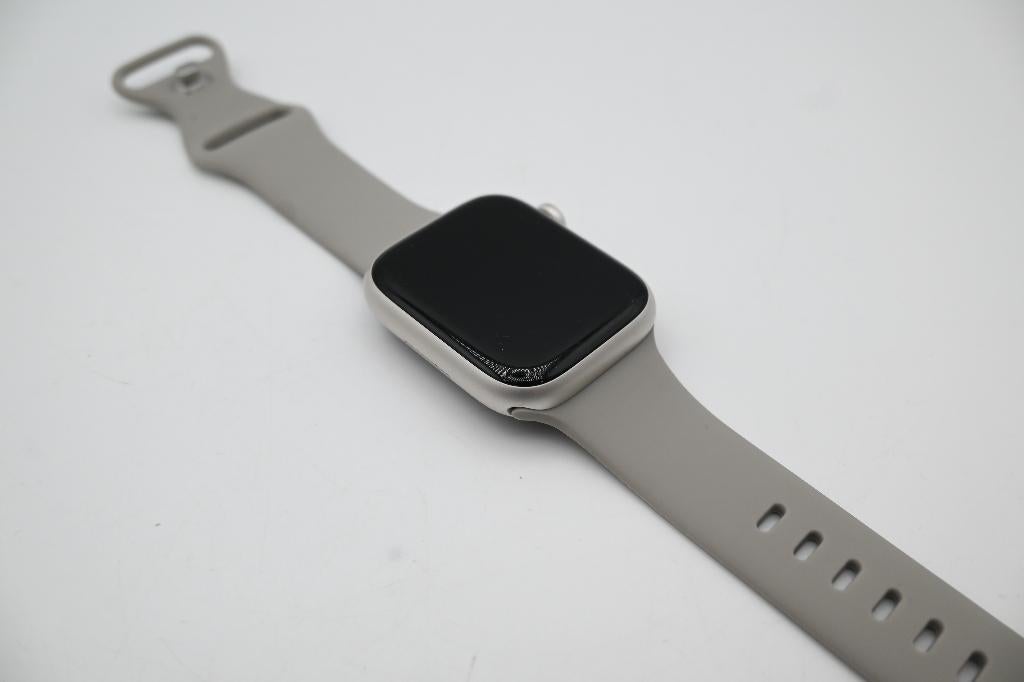 Apple Watch 8 45MM GPS Batterij 89% C-Grade, Gebruikt, Zwart, -, Ophalen of Verzenden