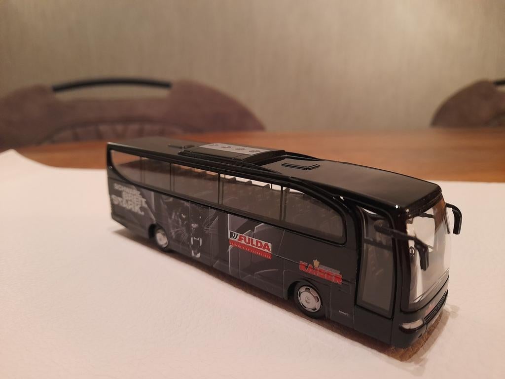 Rietze Automodelle Bus Fulda Kaiser Zwart HO 1:87, Ophalen of Verzenden, Zo goed als nieuw, Bus of Vrachtwagen, Rietze