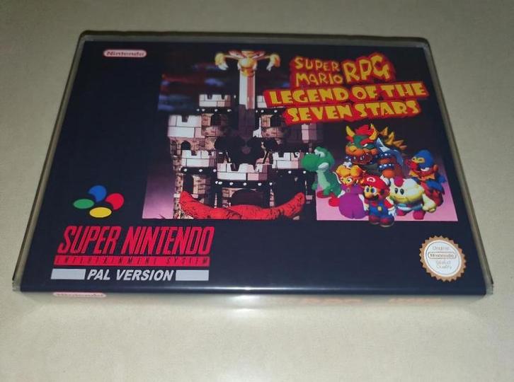 Super Mario RPG SNES Game Case (2), Spelcomputers en Games, Games | Nintendo Super NES, Zo goed als nieuw, Role Playing Game (Rpg)