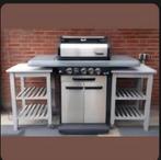 Gas BBQ Fervor Econ met bijzet tafels, Tuin en Terras, Gasbarbecues, Ophalen of Verzenden, Gebruikt