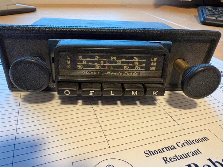 Becker Monte Carlo Autoradio Oldtimer - 12Volt, Auto diversen, Autoradio's, Gebruikt, Ophalen of Verzenden
