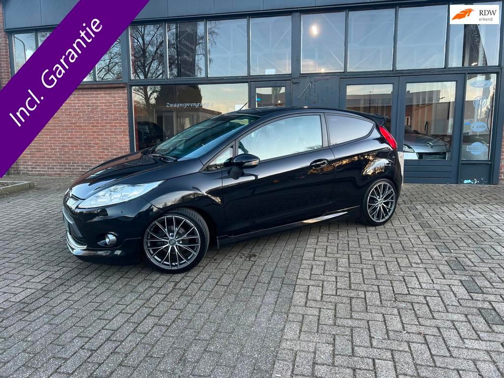 Ford Fiesta 1.6 Metal, Leer, Keyless, Climate control, Auto's, Ford, 1596 cc, 135 pk, Gebruikt, Zwart