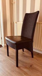 4 Leren Eetkamerstoelen van Loom - Zo goed als nieuw, Ophalen, Bruin, Leer, Zo goed als nieuw