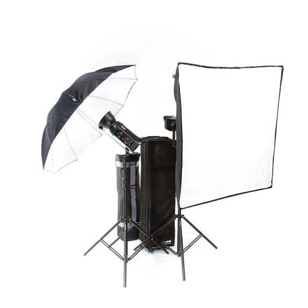Zo goed als nieuwe Bowens Gemini CM500C flitsset - 500 watt, Ophalen, Zo goed als nieuw, Complete fotostudio