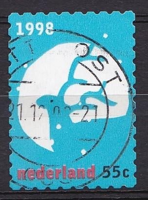 Nederland NVPH 1792 gestempeld (2) 1998 PTT Post, Verzenden, Na 1940, Gestempeld