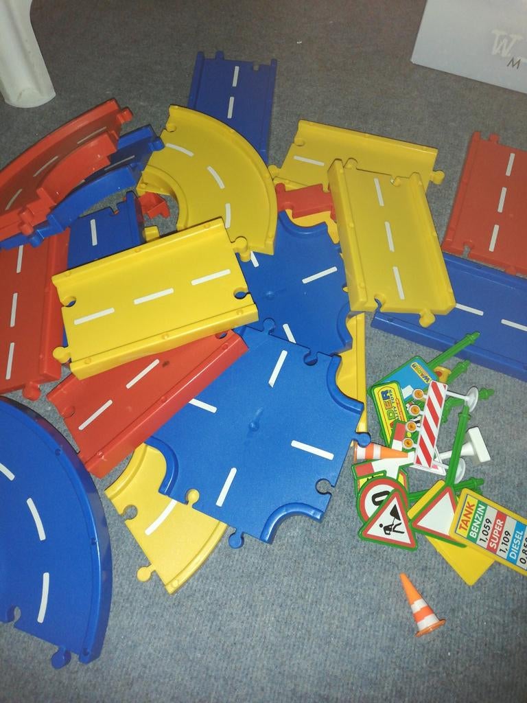 Autoweg met accessoires,  Wader, Ophalen of Verzenden, Elektrisch, Overige merken