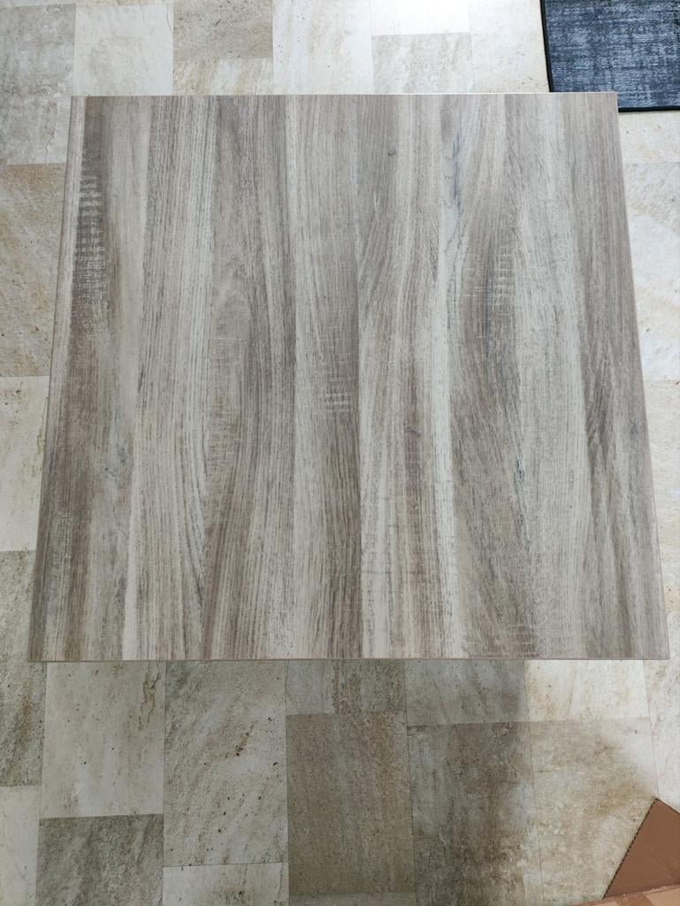 Houten salontafel, Huis en Inrichting, Tafels | Salontafels, Ophalen, 50 tot 100 cm, Vierkant, 50 tot 100 cm