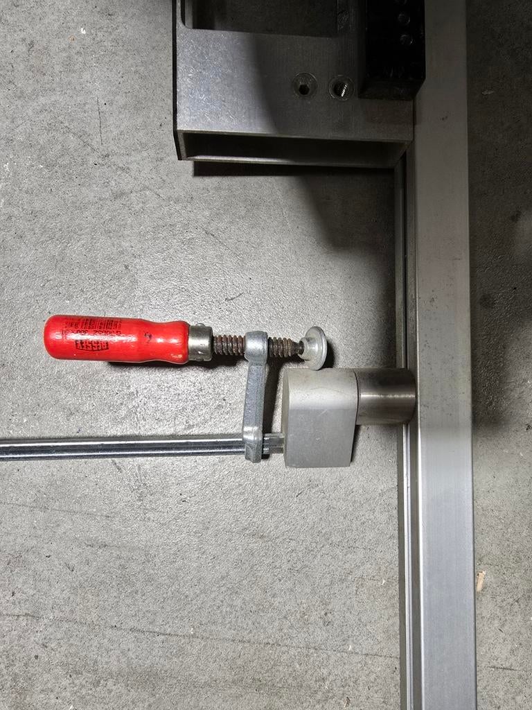 Scharnier Freesmal - Aluminium met bessey klemmen, Ophalen of Verzenden, N.v.t, N.v.t, N.v.t