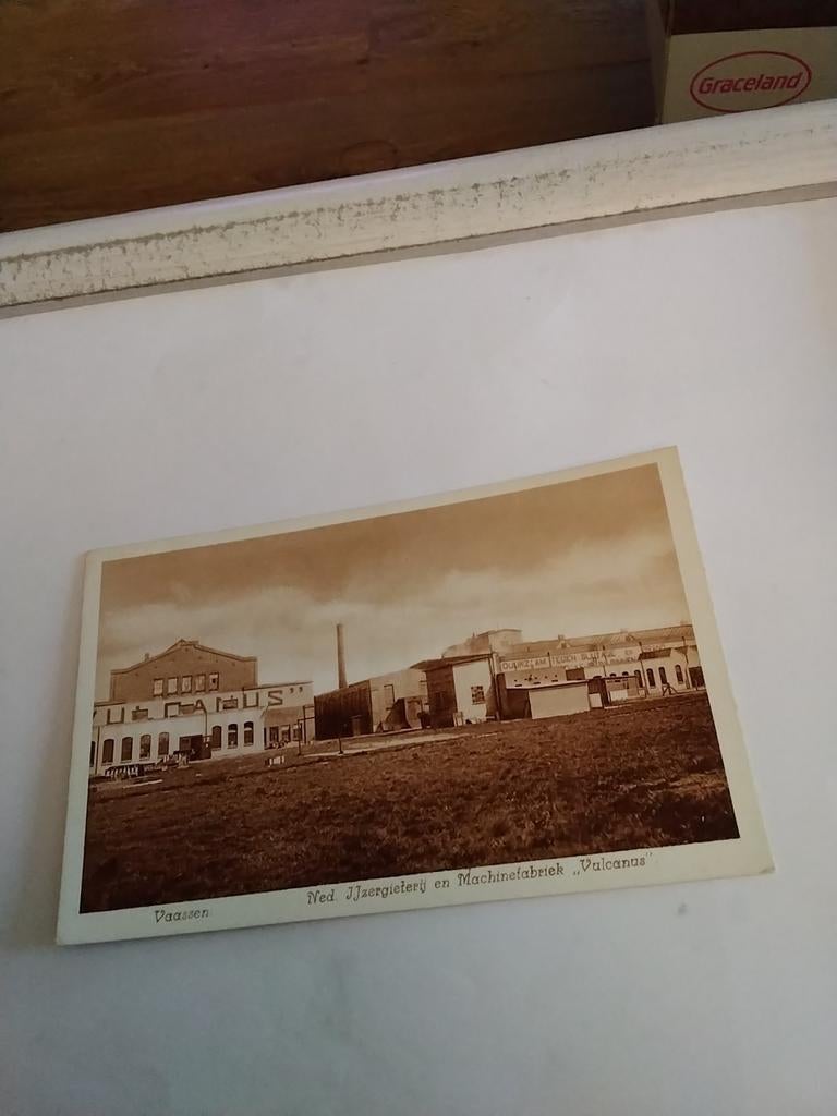 VAASSEN. NED. IJZERGIETERIJ EN MACHINEFABRIEK "VULCANUS", Ophalen of Verzenden, Voor 1920, Zuid-Holland