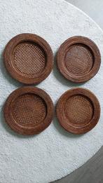 Rotan onderborden 4x, Ophalen of Verzenden, Bord