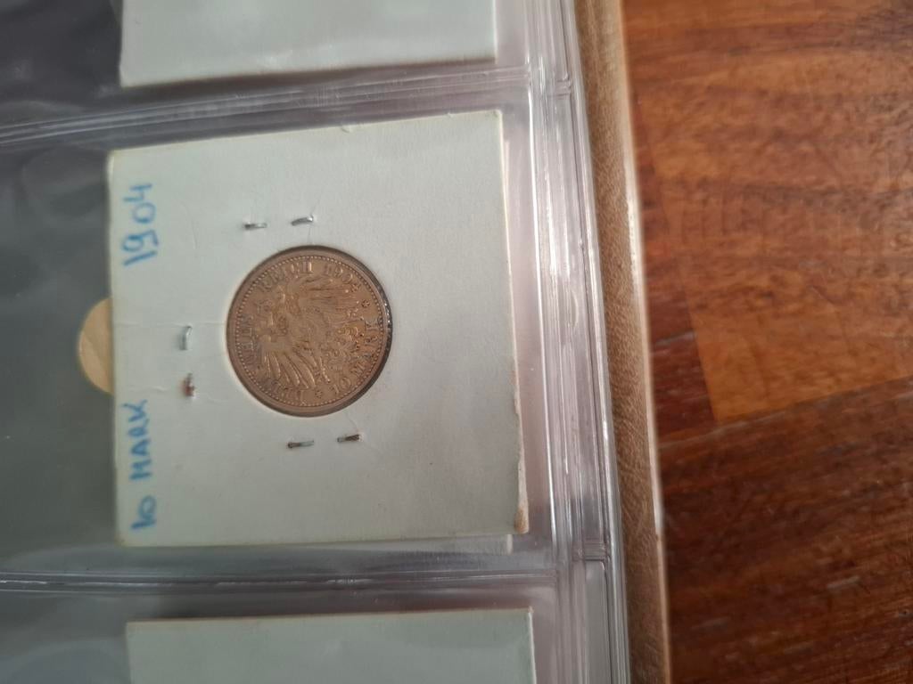 Gouden 10 Duitse mark uit 1904, Postzegels en Munten, Munten | Europa | Euromunten, Duitsland, Losse munt, Goud, Overige waardes