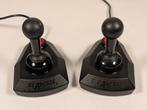 2x The Arcade joystick – Zwart – Atari / Commodore / Amiga, Ophalen of Verzenden, ., ., .