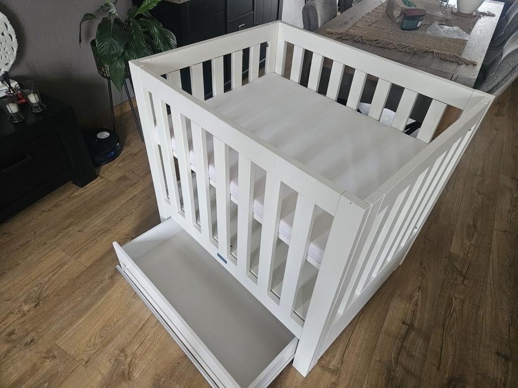 Bopita box met lade - Wit, Kinderen en Baby's, Boxen, Gebruikt, In hoogte verstelbaar, Lade, Ophalen