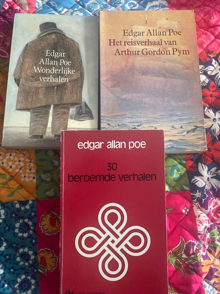 Edgar Allan Poe boeken set van 3, Boeken, Ophalen of Verzenden, Gelezen, Nederland