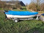 Boot met motor en trailer, Ophalen, Gebruikt, Minder dan 10 pk, Tot 6 meter