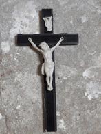 Antiek Kruisbeeld Jezus INRI - ca. 25 cm hoog, Antiek en Kunst, Ophalen