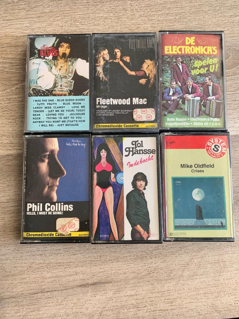 cassettebandjes voorbespeeld, Cd's en Dvd's, Cassettebandjes, Ophalen, Gebruikt, Overige genres, 2 t/m 25 bandjes