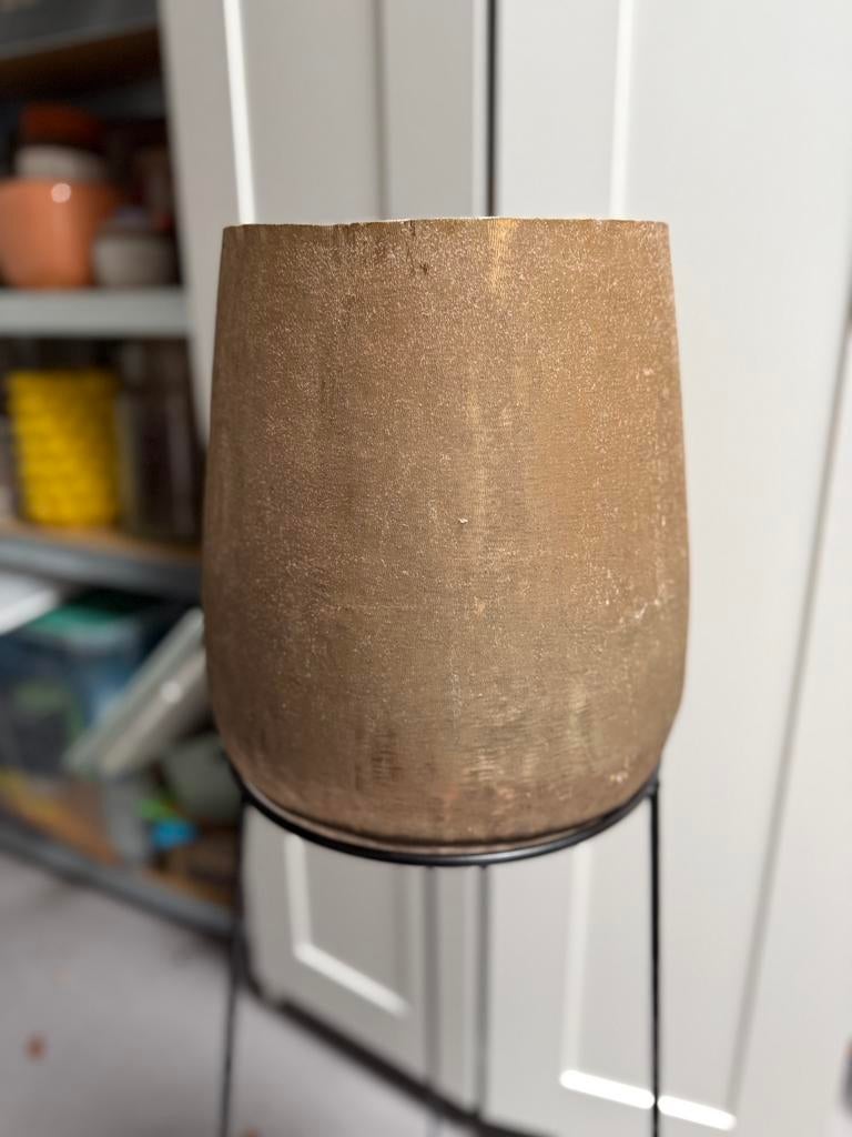 Bloempot met standaard, Ophalen, Zo goed als nieuw