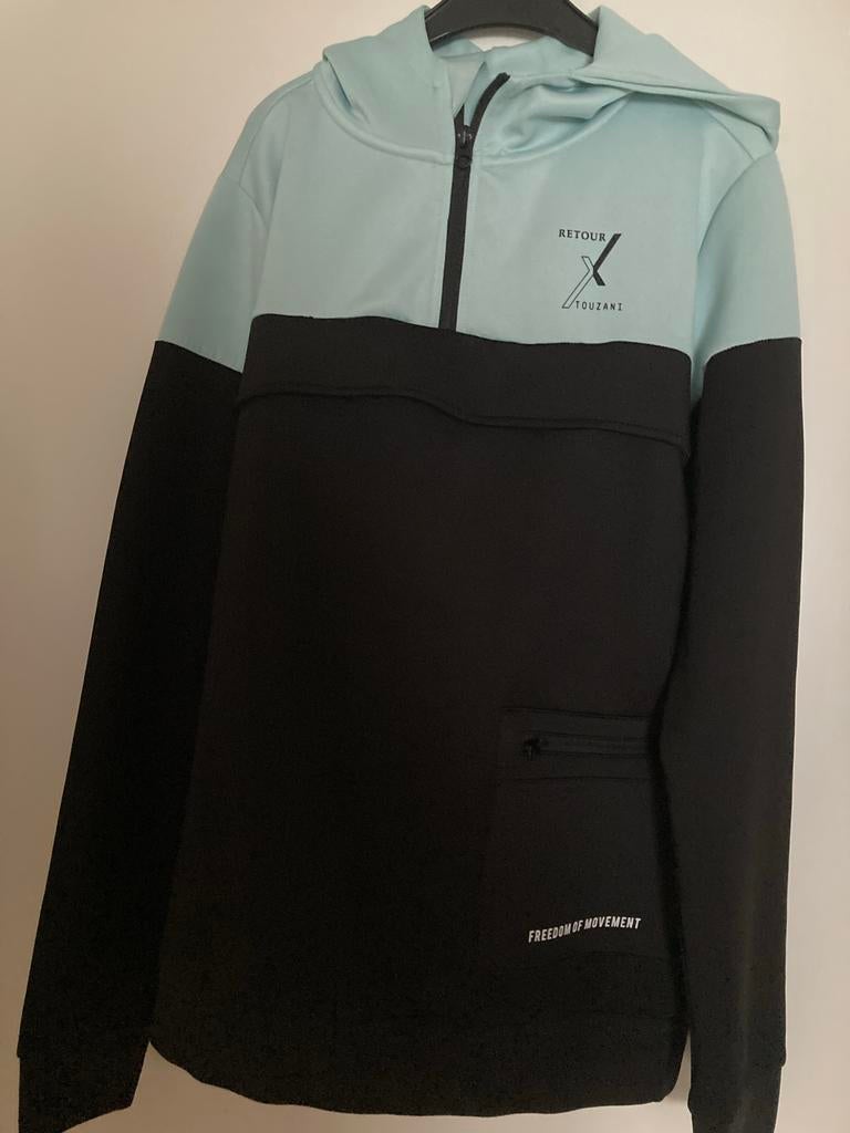 Touzani hoodie maat 15/16, Ophalen of Verzenden, Zo goed als nieuw, Overige maten, Zwart