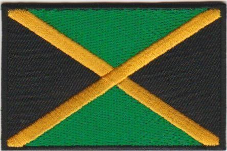 Jamaica vlag stoffen opstrijk patch embleem #1, Ophalen of Verzenden, Nieuw