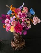 Vaas met bloemstuk, Binnen, Nieuw, Ophalen of Verzenden, Boeket