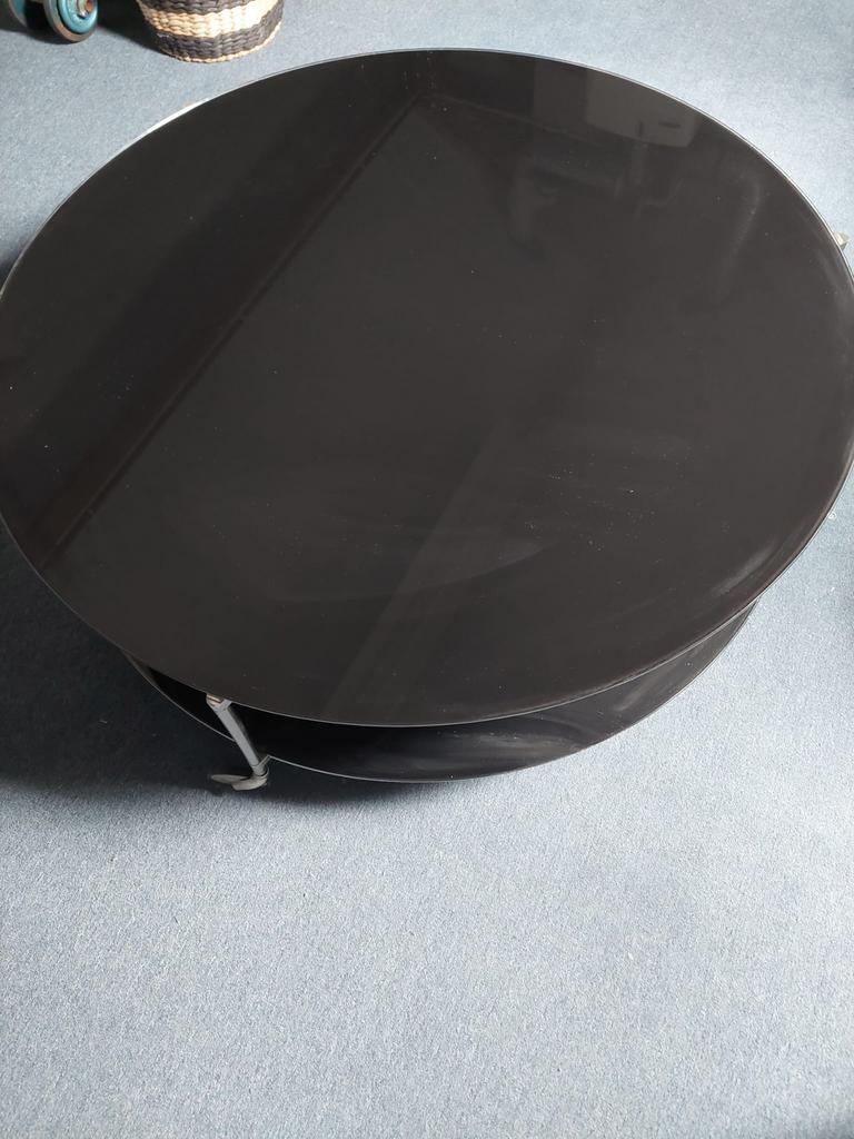 Glazen salontafel, Ophalen, Nieuw, Rond