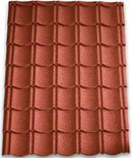 FAILLISSEMENT NWE DAKPANPLATEN ROOD +/-113x83 cm METAAL, Weidegang