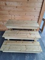 Stevige constructie opstap bordestrap trap stacaravan chalet, Caravans en Kamperen, Caravan accessoires, Ophalen