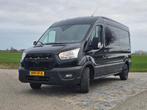 Ford Transit L3h2 Tdci 170pk 2022 Zwart met Tachograaf, Auto's, Voorwielaandrijving, 1995 cc, 4 cilinders, 2500 kg
