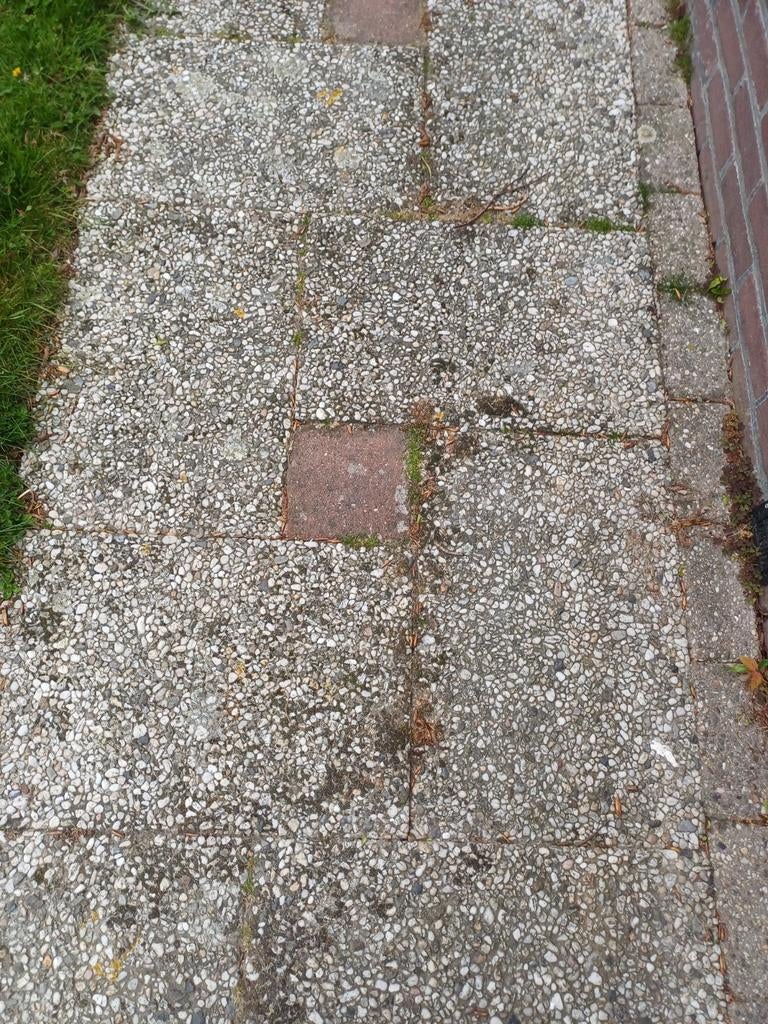 Gewassen grind tegels, Tuin en Terras, Ophalen, Gebruikt, Overige materialen, Overige typen