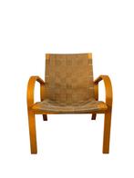 Vintage Scandinavische fauteuil - Tord Björklund voor Ikea, Ophalen, Gebruikt, 75 tot 100 cm, 50 tot 75 cm