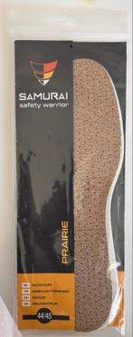 Samurai Safety Warrior Prairie Inlegzolen Maat 44/45, Ophalen of Verzenden, Nieuw, Bruin, Overige typen