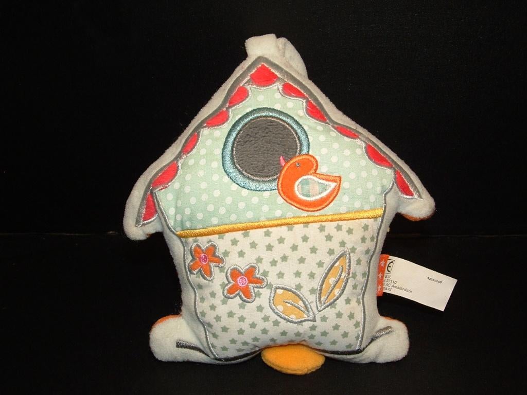 HEMA VOGELHUISJE MUZIEKDOOS VELOURS, Ophalen of Verzenden, Nieuw, Overige typen