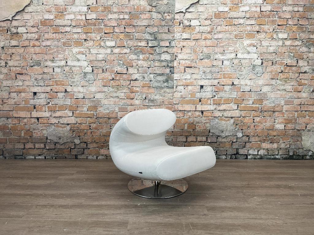 Softline Rio wit bij TheReSales, Huis en Inrichting, Fauteuils, Ophalen, Design, Zo goed als nieuw, 50 tot 75 cm