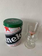 Heineken blik met speciaal glas 2002, Verzamelen, Ophalen of Verzenden, Gebruikt, Glas of Glazen, Heineken