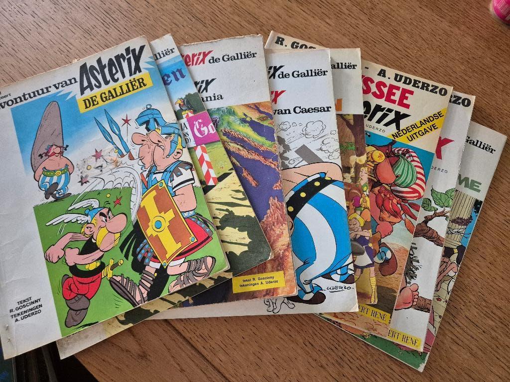 8 x Asterix de Gallier strip, Boeken, Meerdere stripboeken, Ophalen of Verzenden, Gelezen, Goscinny & Uderzo