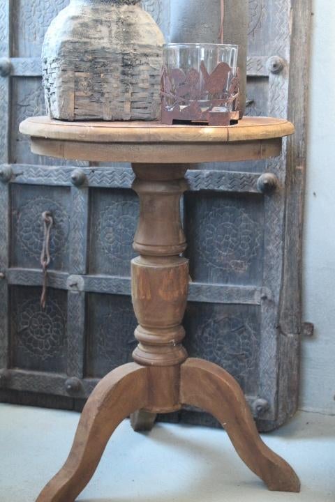 Actie Houten wijntafel stoer en landelijk, Ophalen, Nieuw, Nvt, Nvt